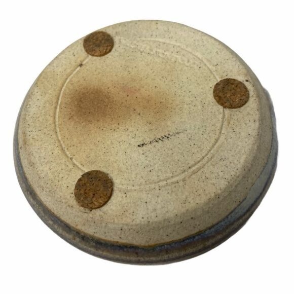 Vintage Wagner Stoneware Marine Coaster Trinket Dish - Picture 2 of 5